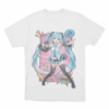 Pop Art Hatsune Miku Unisex T Shirt White